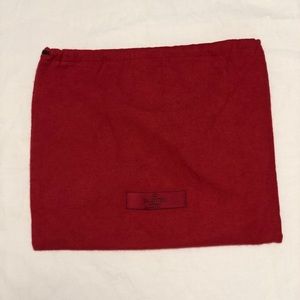 Valentino | small red dust bag 11” x 9”